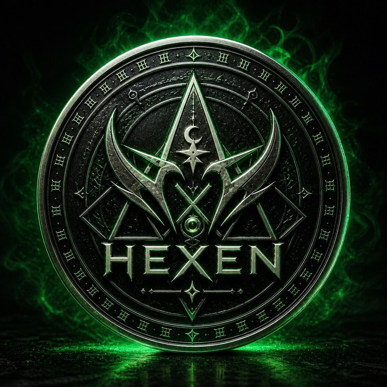 $HEXEN coin emblem